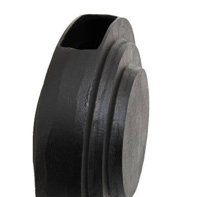 Hapax Round Matt Black Finish Vase