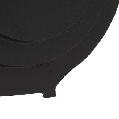 Hapax Round Matt Black Finish Vase