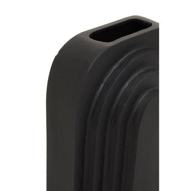 Hapax Tall Matt Black Finish Vase