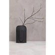 Hapax Tall Matt Black Finish Vase