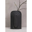 Hapax Tall Matt Black Finish Vase