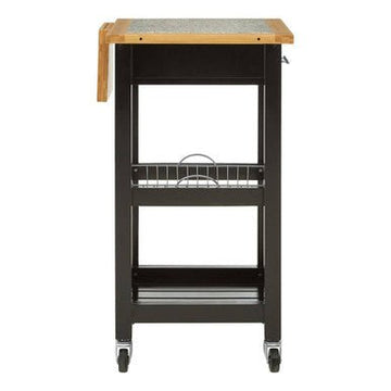 Harlow Glenn Kitchen Trolley with Granite Top