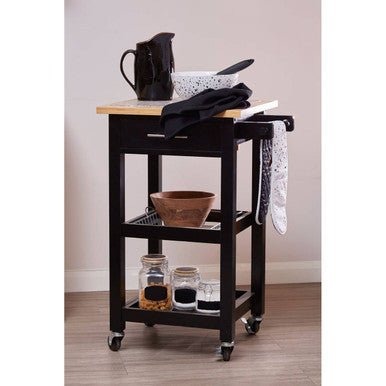 Harlow Glenn Kitchen Trolley with Granite Top