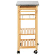 Harlow Glenn Pinewood Large Kitchen Trolley