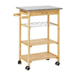 Harlow Glenn Pinewood Large Kitchen Trolley