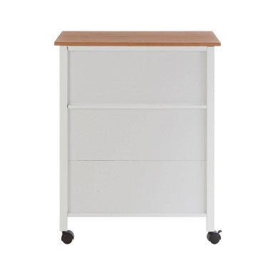 Harlow White and Bamboo Top 1 Drawer Kit