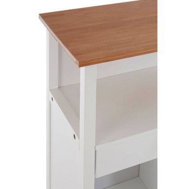 Harlow White and Bamboo Top 1 Drawer Kit