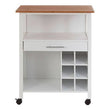 Harlow White and Bamboo Top 1 Drawer Kit