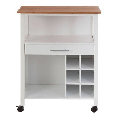 Harlow White and Bamboo Top 1 Drawer Kit
