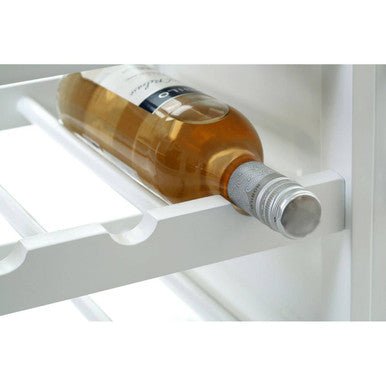 Harlow White And Bamboo Top Kitchen Trolley