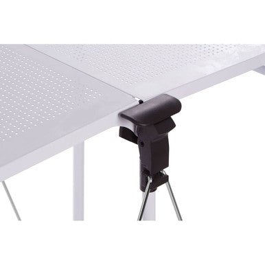 Harlow White Rectangular Folding Kitchen Trolley