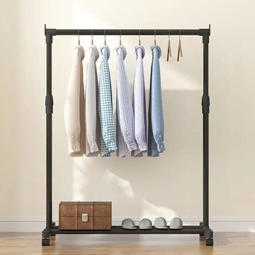 Heavy - Duty Telescopic Clothes Rack