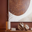 Heba Brushstroke Design Small Glass Vase