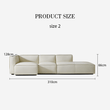 Hebe Three Seater / Four Seater Corner Sofa, Real Leather