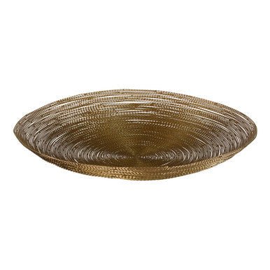 Hege Brass Twisted Wire Decorative Plate