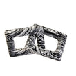Helsa Black And White Marble Two Link Chain