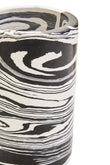 Helsa Black And White Marble Two Way Candle Holder