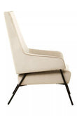 Henia Cream Velvet Chair