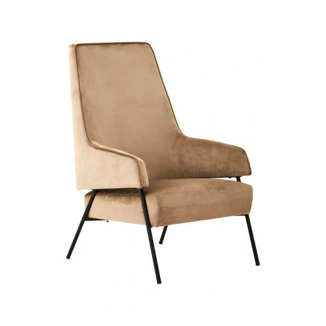 Henia Mink Velvet Chair