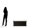 Heritage Black Three Drawer Storage Bench with Cushion