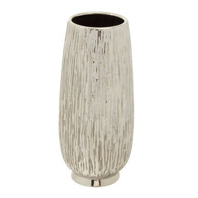 Hesper Large Silver Ceramic Vase
