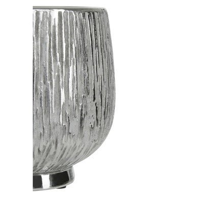 Hesper Small Silver Ceramic Planter