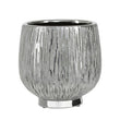 Hesper Small Silver Ceramic Planter