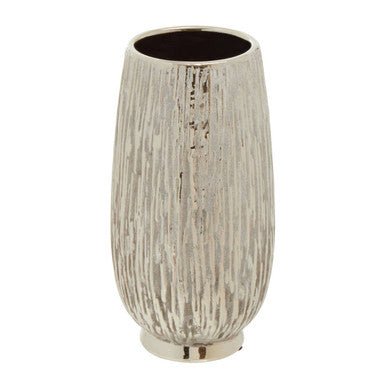Hesper Small Silver Ceramic Vase