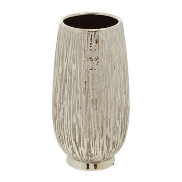 Hesper Small Silver Ceramic Vase