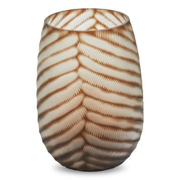 Hessa Large Chevron Cut Vase