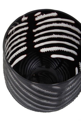 Hessa Small Chevron Cut Vase