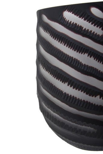 Hessa Small Chevron Cut Vase