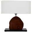 Hestina Wooden Live Edge Design Table Lamp