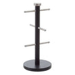 Hirano Matt Black Metal 6 Cup Mug Tree