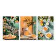 Home Decor Items For Kitchen | Set of 3 Italian Lifestyle Wall art Prints