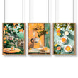 Home Decor Items For Kitchen | Set of 3 Italian Lifestyle Wall art Prints