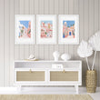 Home Decor Living Room Pictures | Set of 3 Beach Decor Wall art Prints