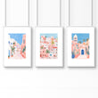Home Decor Living Room Pictures | Set of 3 Beach Decor Wall art Prints
