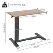 Home Office Laptop Desk Rolling Adjustable 360¬∞ Rotation Computer Mobile Stand Over Sofa Table