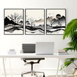 Home Office Wall Accessories | Set of 3 wall art prints