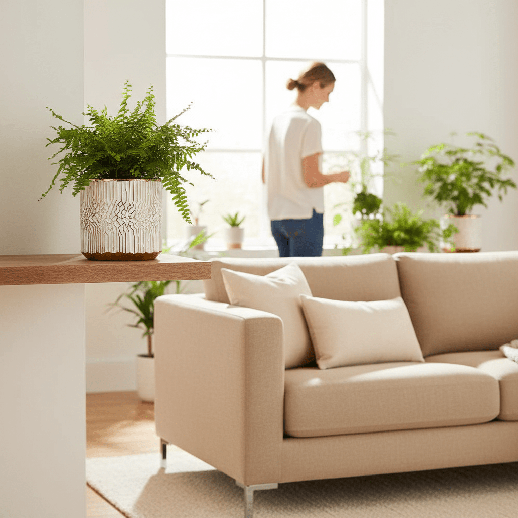 Honna Small White Gold Ceramic Planter