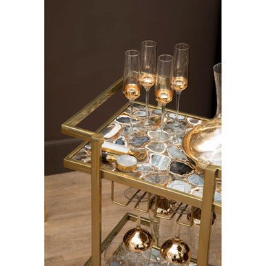 Horizon Set of Four Champagne Glasses
