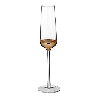 Horizon Set of Four Champagne Glasses