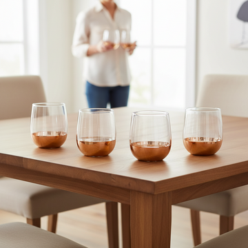 Horizon Set of Four Glass Tumblers