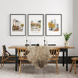 House Wall Art Paris Autumn Watercolour wall art | 