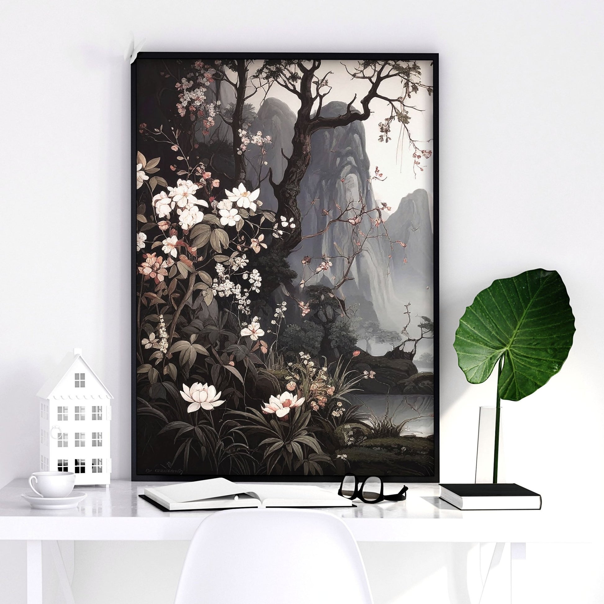 Huge Posters For Wall | Set of 3 Chinoiserie Wall art Prints