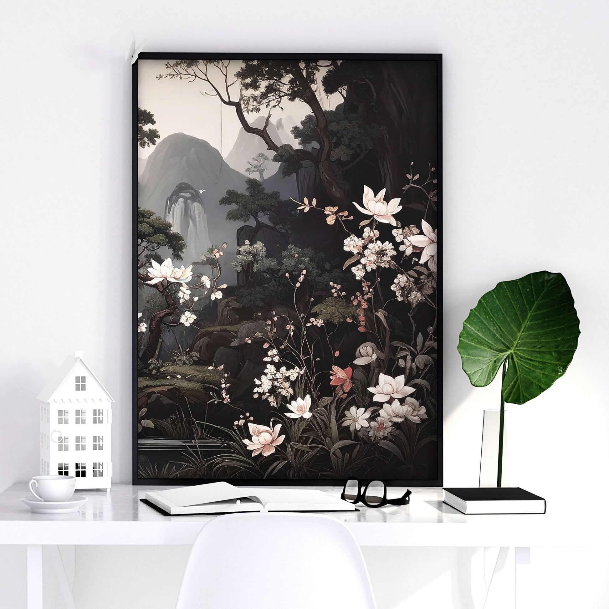 Huge Posters For Wall | Set of 3 Chinoiserie Wall art Prints