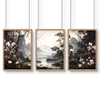 Huge Posters For Wall | Set of 3 Chinoiserie Wall art Prints