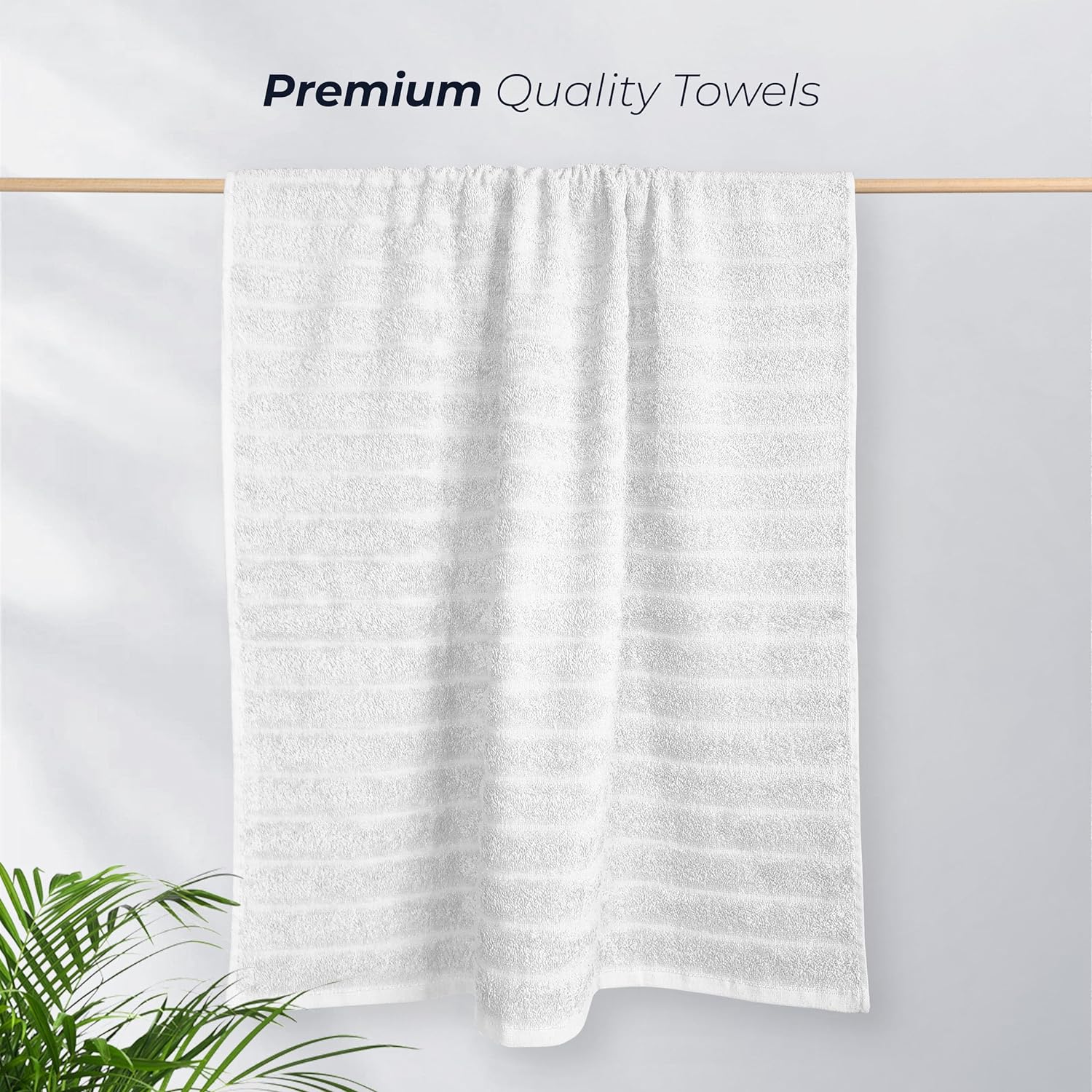 Hydro Cotton Ribbed Towels Highly Absorbent Luxurious Soft Lightweight Quick Dry, Jumbo Bath Sheet Packs & Towel Bale Sets Available