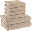 Hydro Cotton Ribbed Towels Highly Absorbent Luxurious Soft Lightweight Quick Dry, Jumbo Bath Sheet Packs & Towel Bale Sets Available